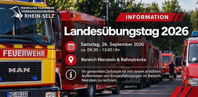 Feuerwehren proben den Ernstfall: Landesübungstag sorgt für viel Blaulicht in der Verbandsgemeinde