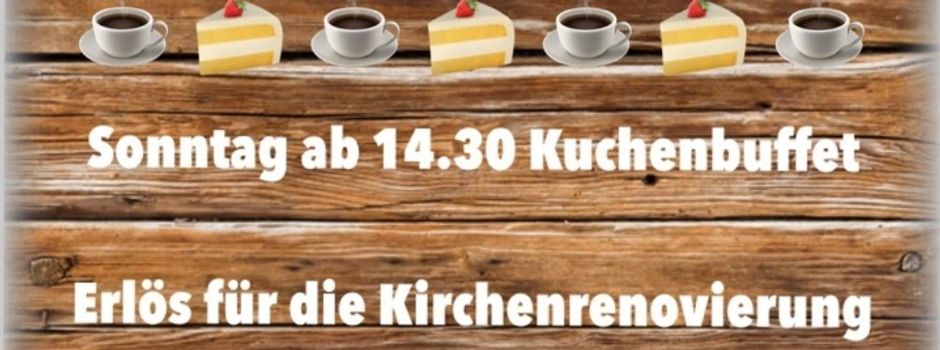 Großes Kuchenbuffet bei der Ritzenfelder Kirwa - Erlös für die Kirche in Götzendorf