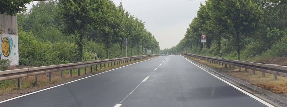 Fahrspurverengung auf eine Fahrbahn am 26. und 27. Juni