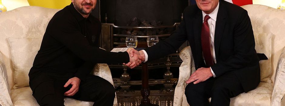 Selenskyj in London: Warmer Empfang für den Angegriffenen