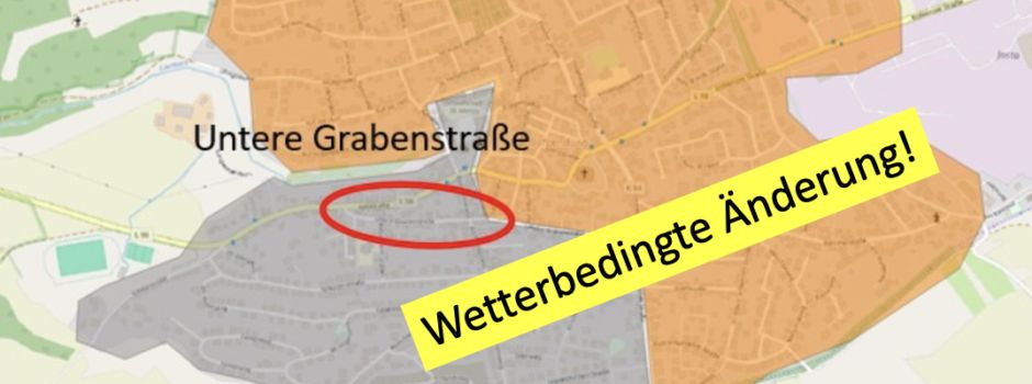 Glasfaser- /Stromausbau „Untere Grabenstraße“ - Vollsperrung ab 03.02.25