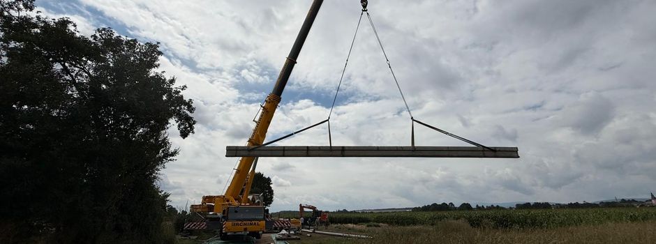 Sperrung des Niddaradwegs