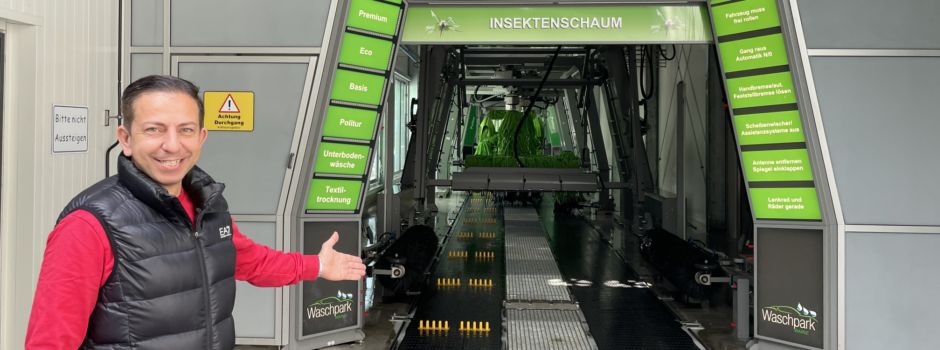 Nach zwei Jahren Umbau: Neuer Waschpark in Mainz eröffnet