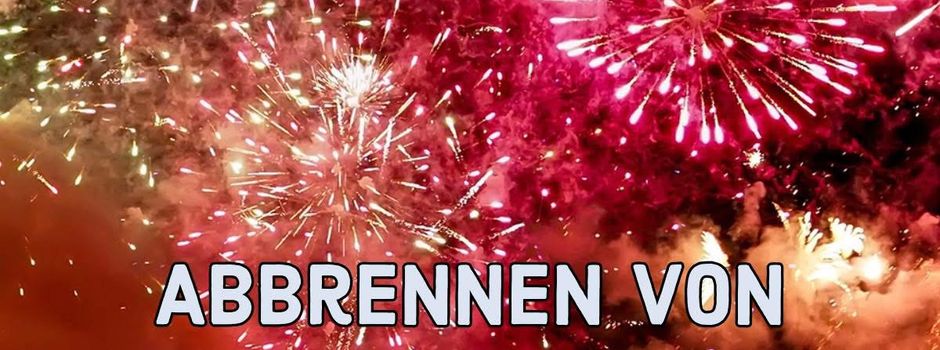 Abbrennen von Silvesterfeuerwerk