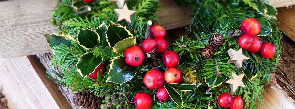 Adventskranzverkauf in Kaichen