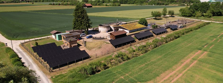 Neue PV-Anlage am Klärwerk in Betrieb