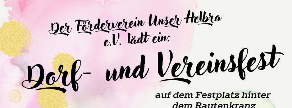 Dorf- und Vereinsfest 🎉