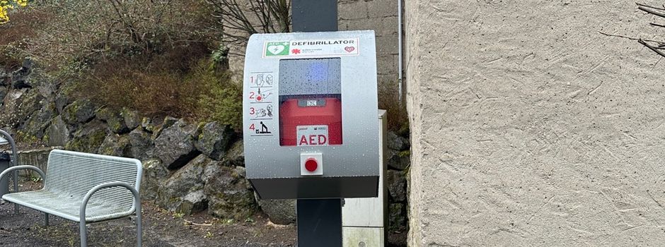 Glees hat nun einen 24/7 zugänglichen AED