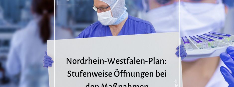 Stufenweise Öffnungen bei den Maßnahmen in der Corona-Pandemie