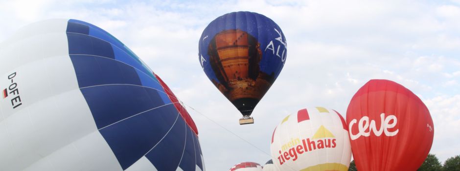 Ballontaufe zum Auftakt des 15. Ballon-Festival in Bonn