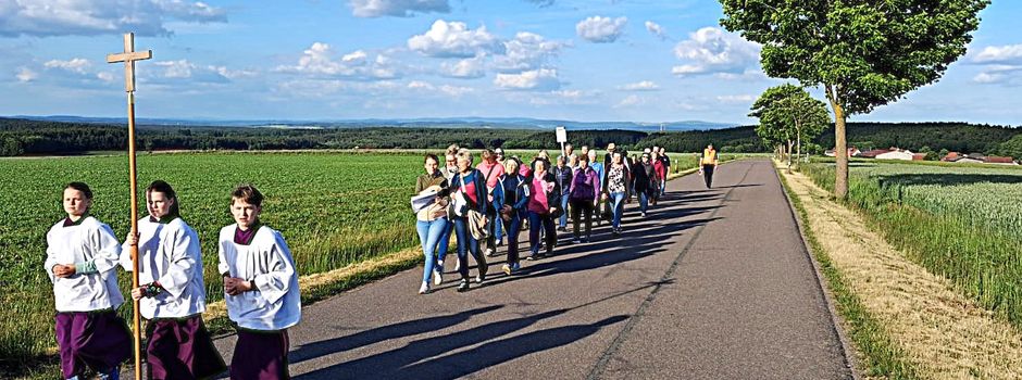 In der Pfarrei Ehenfeld wird die Tradition der Bittgänge noch gepflegt