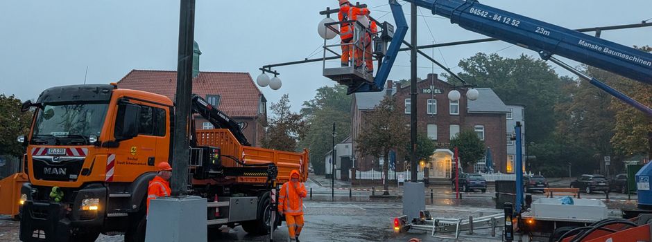 Umgestaltung am Ritter-Wulf-Platz hat begonnen