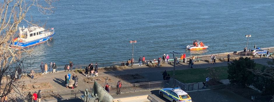 Einsatz in der Neustadt: Mann aus Rhein gerettet