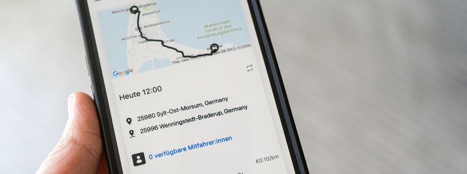 Neue Mitfahrgelegenheits-App
