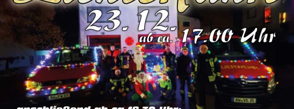 Einladung zur Lichterfahrt am 23.12.2025