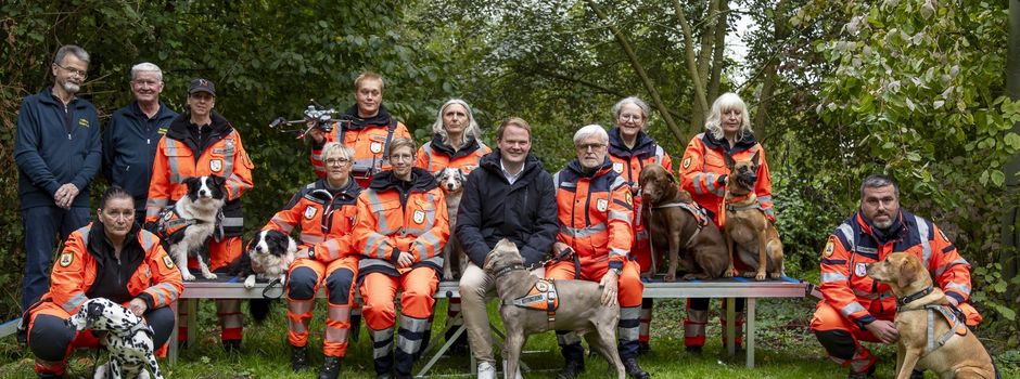 Kreissparkasse spendet an die BRH Rettungshundestaffel: Gemeinsam Leben retten