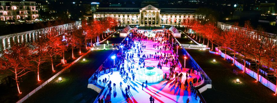 Eislaufen vor dem Kurhaus: Was bei „Wiesbaden on Ice“ 2025 neu ist