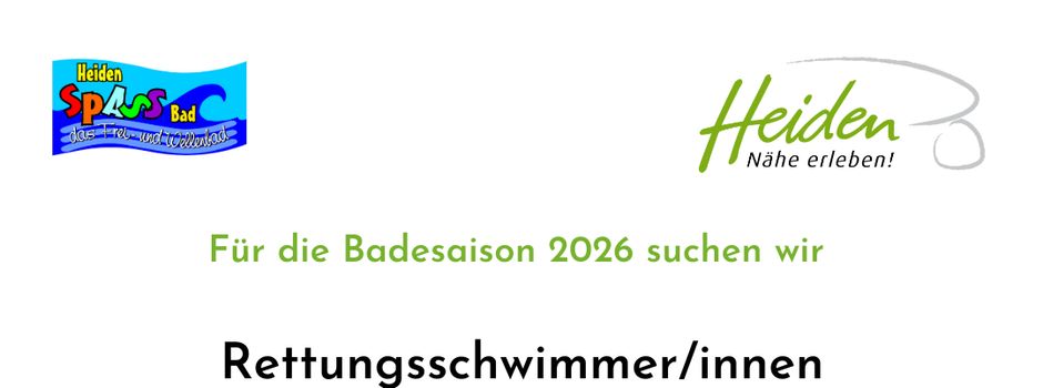 Rettungsschwimmer gesucht!