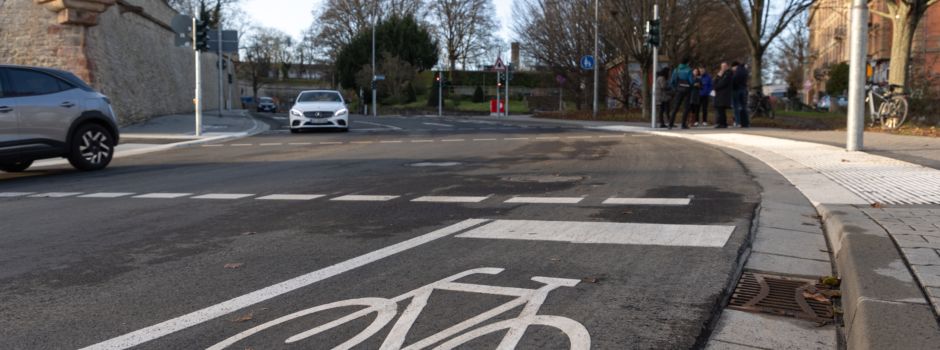 Neue Fahrradüberquerung in der Mainzer Altstadt