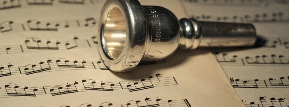 Der Posaunenchor spielt