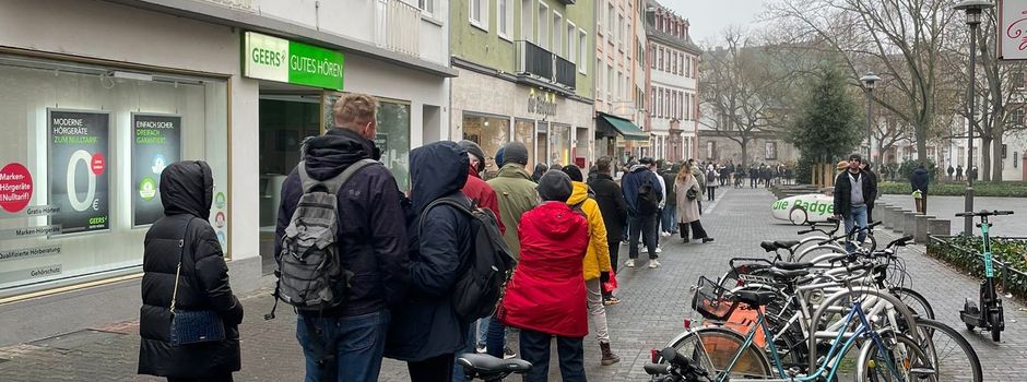 Großer Andrang bei privater Impfaktion in Mainz