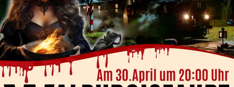 Walpurgisfahrt mit Hexentreiben im Mansfelder Land