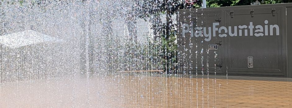 Wasserspielplatz auf Luisenplatz eröffnet: Das ist in diesem Jahr neu