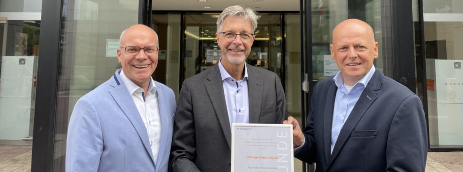VR-Bank Bonn Rhein-Sieg: Auszeichnung „Top-Partner Förderberatung“ erhalten