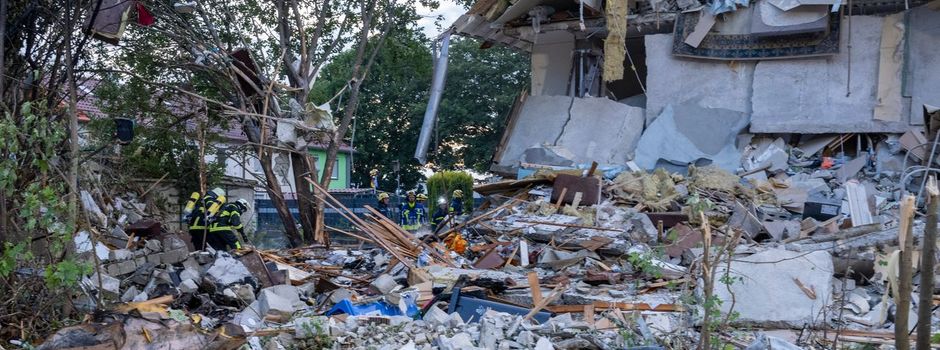 Reihenhaus in Memmingen eingestürzt