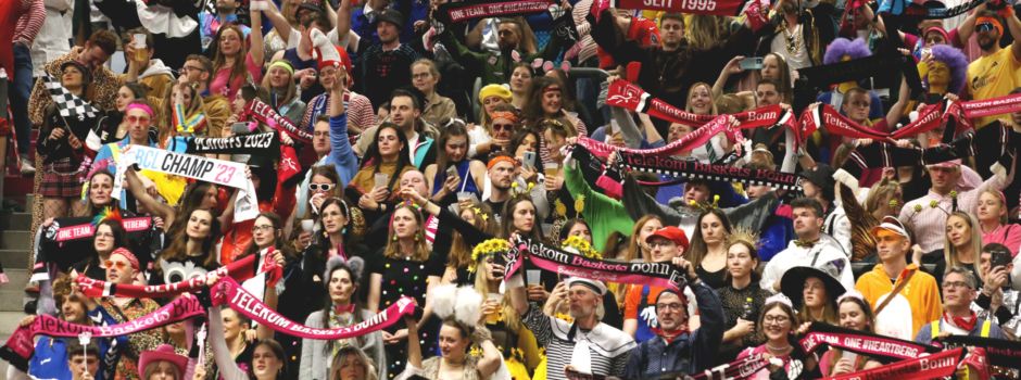 Erfolgreiches Karnevalsspiel der Telekom Baskets Bonn