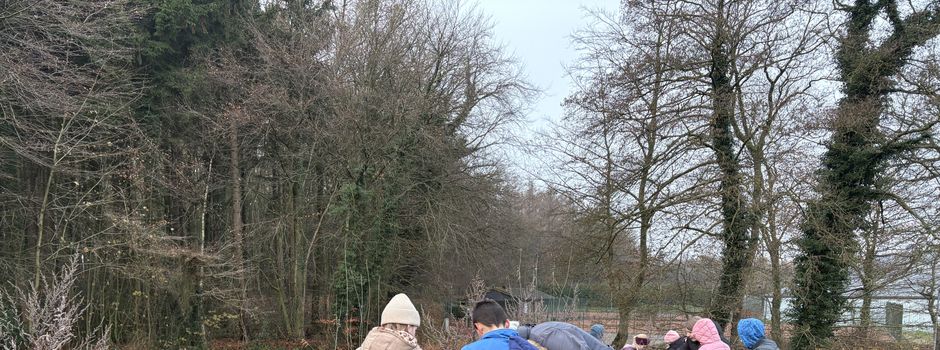 Heckenpflanzung auf dem Skaterplatz durch eine Frei Day-Gruppe der Grundschule Beverstedt