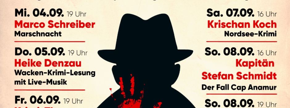 BurgKultur präsentiert das 1. Burger Krimifestival