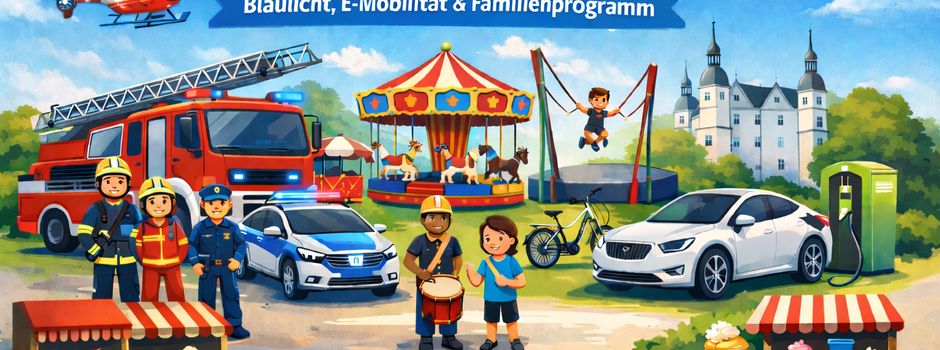 Verkaufsoffener Sonntag in Ahrensburg – Blaulicht, E-Mobilität & Familienprogramm