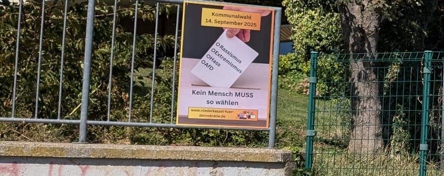 Ein Zeichen für Demokratie, Vielfalt und Respekt