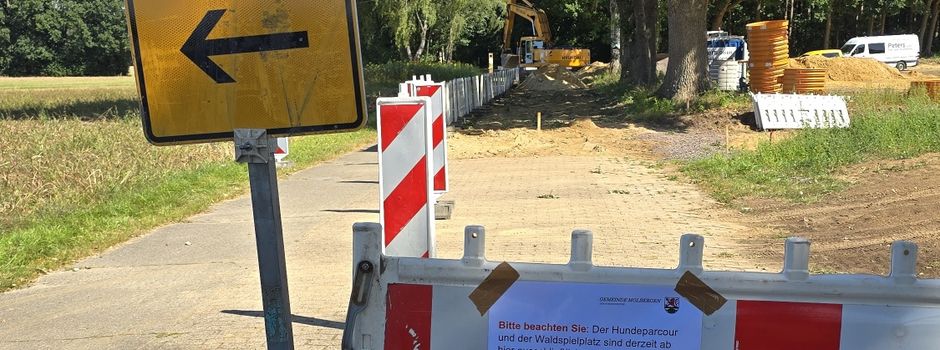 Straßensperrung im Bereich Große Tredde