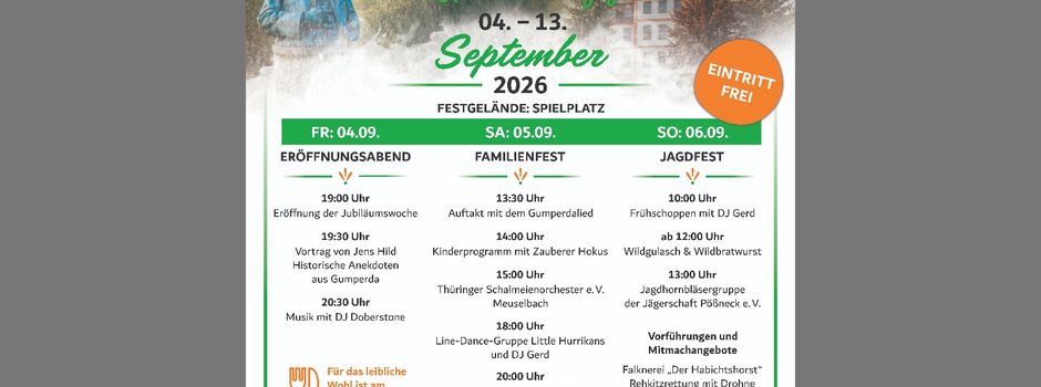 1150 Jahre Gumperda