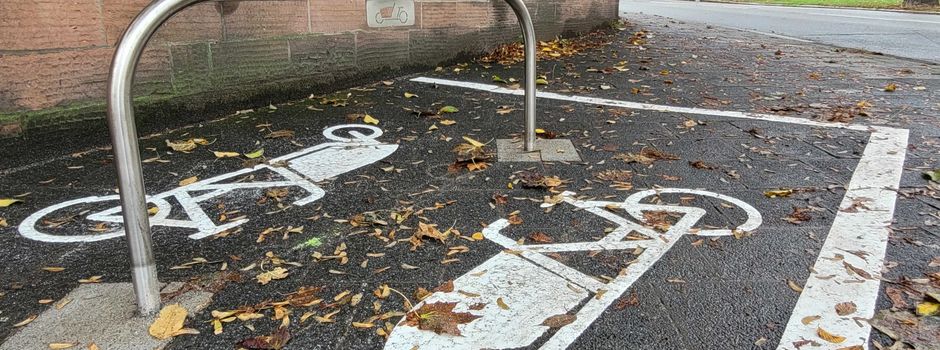 Erster Abstellplatz für Lastenräder in Worms