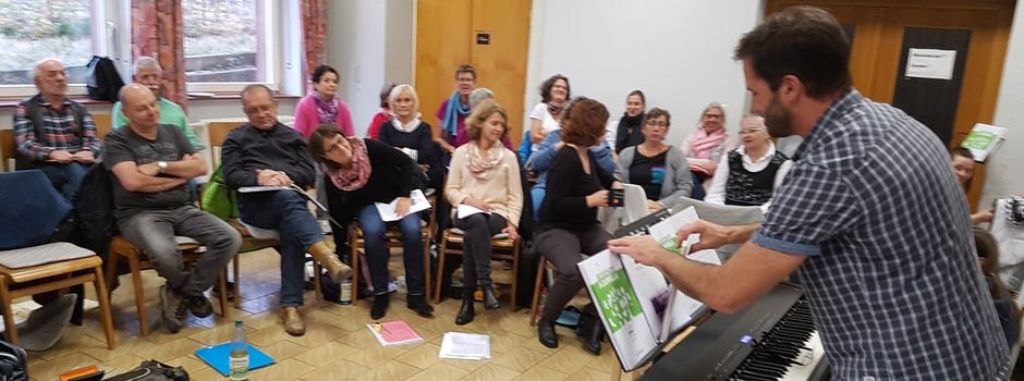 Kilians-Chor probt für Jubiläumskonzert am 25. November