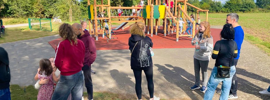 Spielplatz jetzt offiziell eröffnet