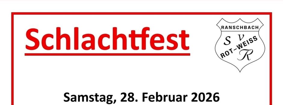 Schlachtfest des Sportvereins