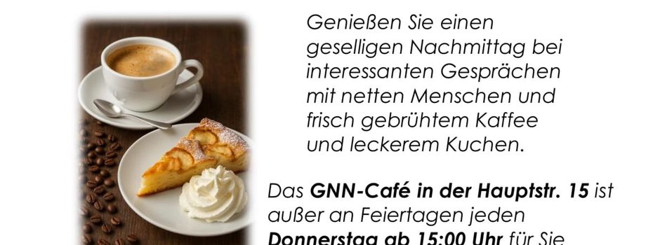 GNN-Café – Begegnung, Gespräche & Genuss ☕🍰