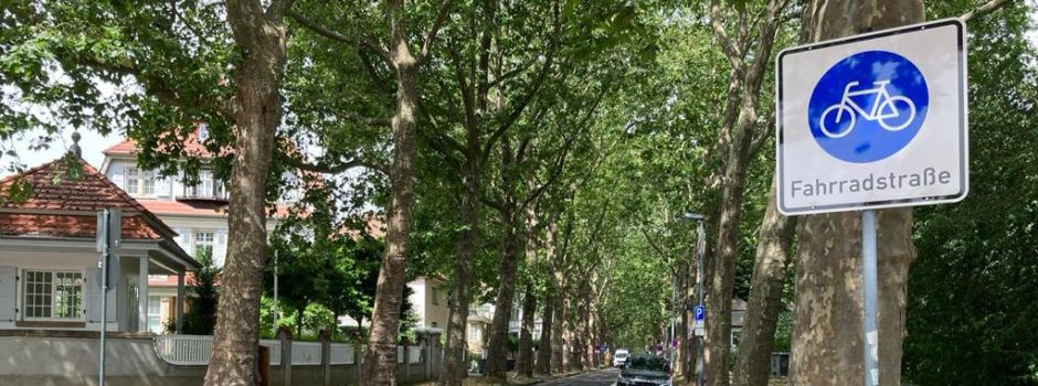 Unfall in neuer Fahrradstraße in Mainzer Oberstadt