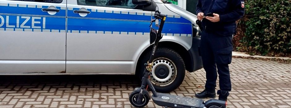 Polizei überprüft zahlreiche E-Scooter