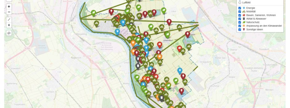Online-Ideenkarte: mehr Klimaschutz für Niederkassel
