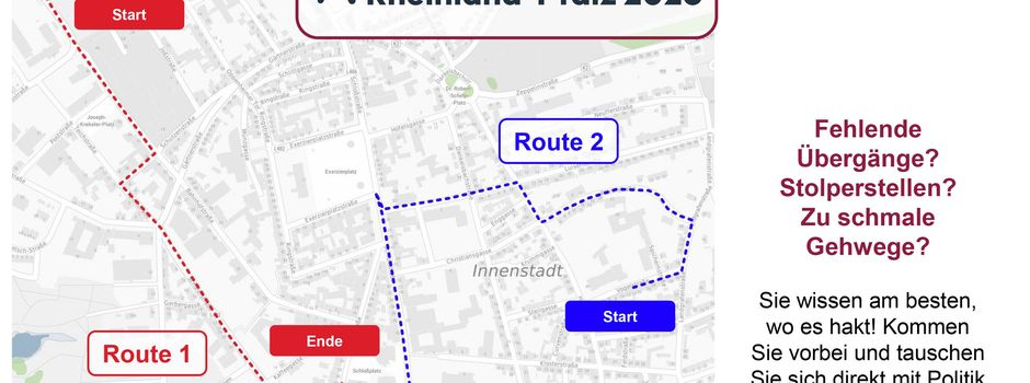 Gut zu Fuß in Pirmasens: Einladung zur gemeinsamen Begehung