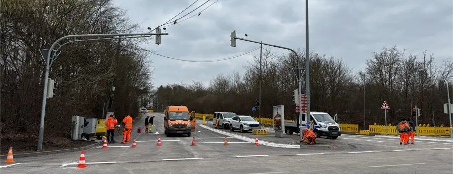 Kreuzung in Koblenz-Metternich pünktlich fertig – Das ist neu