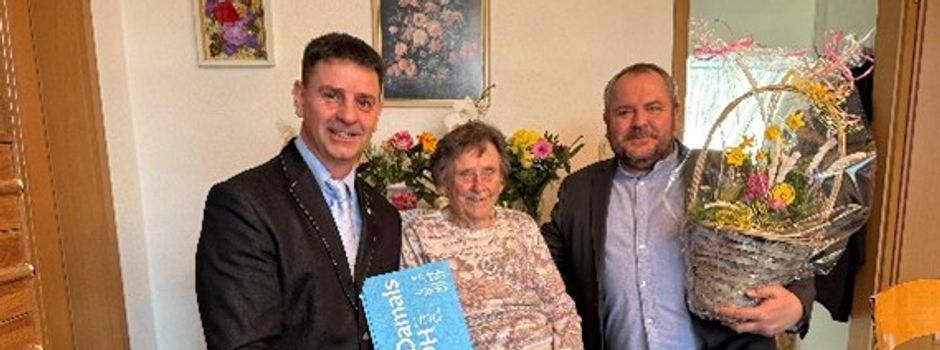 Herzlichen Glückwunsch zum 100. Geburtstag!