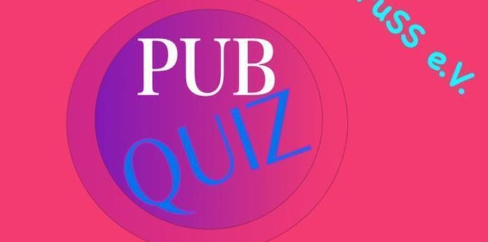 Einladung zum Pub Quiz am Dienstag, den 25. November um 19 Uhr