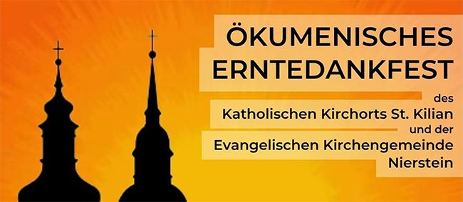 Gemeinsam danken und feiern: Ökumenisches Erntedankfest im Niersteiner Stadtpark