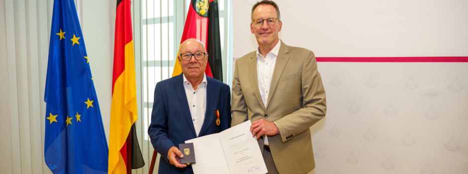 Mainzer bekommt Landesverdienstmedaille